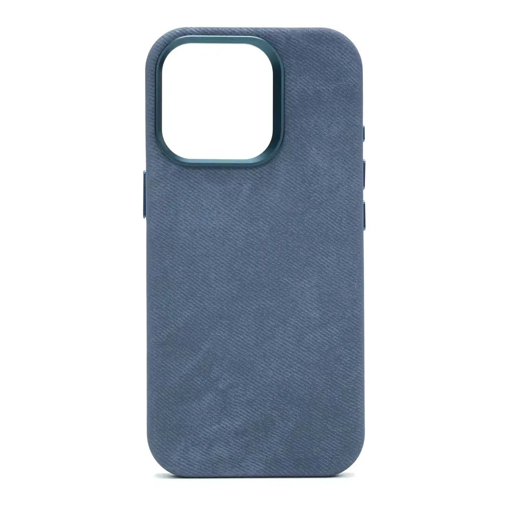Magnetic Fiber Leather iPhone Case