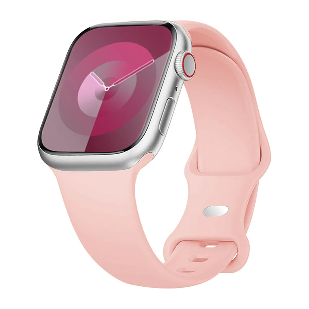Silicone Strap for Apple Watch Ultra 2/Series 10/9/8/7/SE