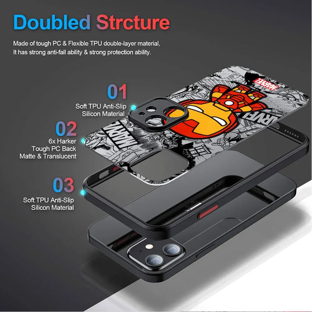Cartoon Marvel Series iPhone Case