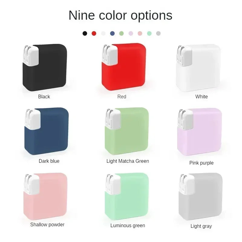 Slim Silicone MacBook Adapter Case