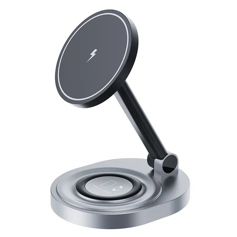 Magsafe 3-in-1 Charger Stand - Fast Wireless Charging for iPhone, Apple Watch & AirPods
