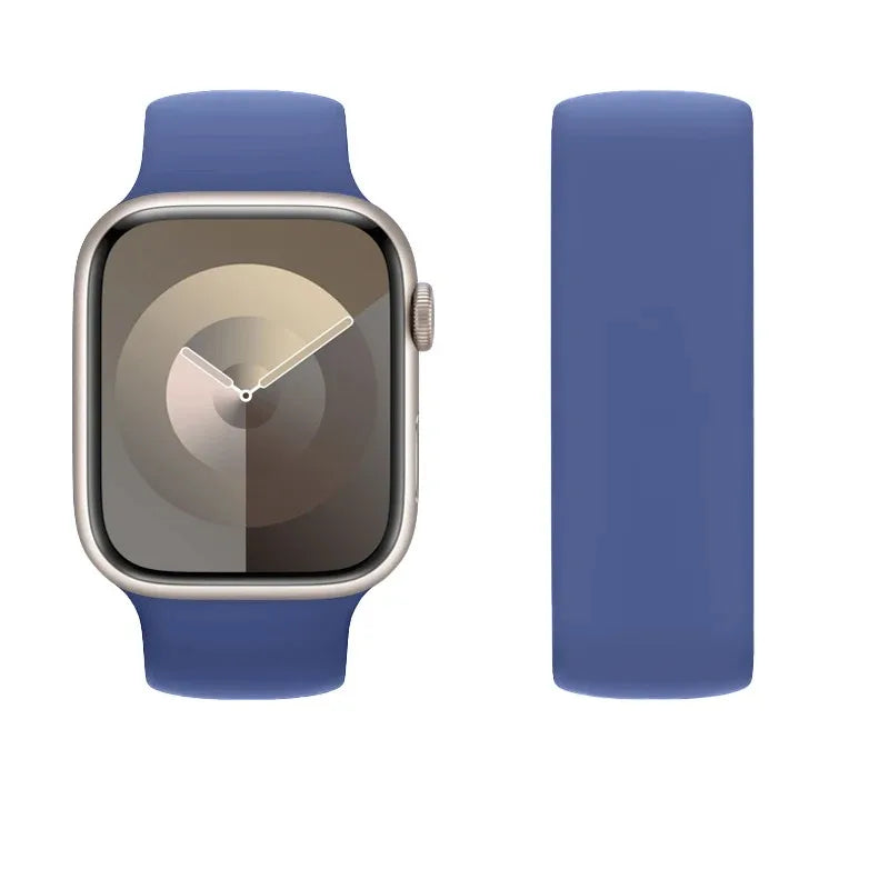 Elastic Silicone Strap for Apple Watch 40mm/44mm/45mm - Compatible with Series SE/6/7/8/9/Ultra 2