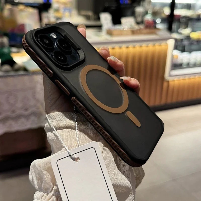 MagSafe Matte Phone Case β Magnetic Shockproof Bumper for iPhone 11β16 Serie