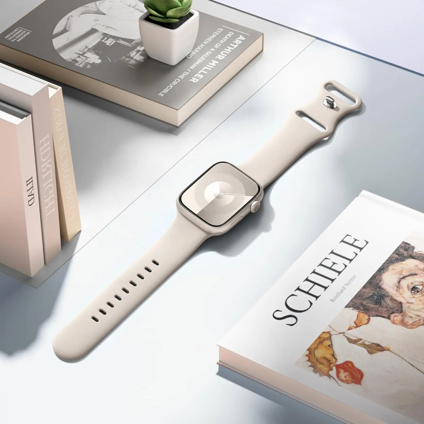 Silicone Strap for Apple Watch Ultra 2/Series 10/9/8/7/SE