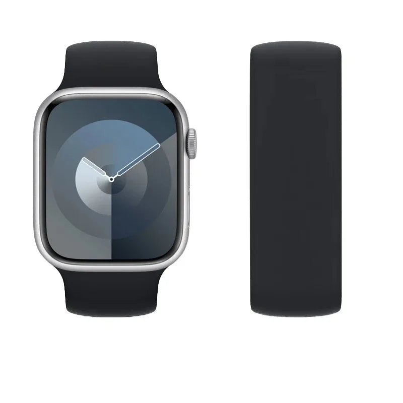 Elastic Silicone Strap for Apple Watch 40mm/44mm/45mm - Compatible with Series SE/6/7/8/9/Ultra 2