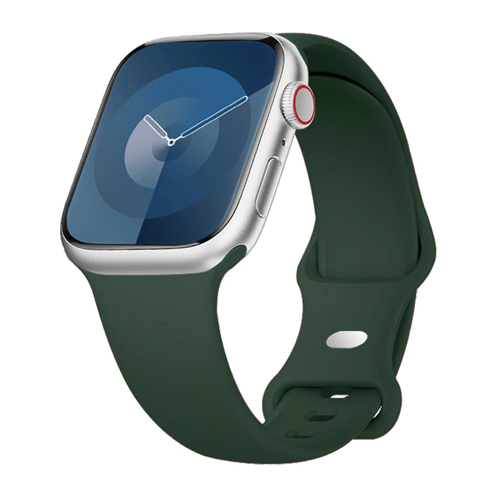 Silicone Strap for Apple Watch Ultra 2/Series 10/9/8/7/SE