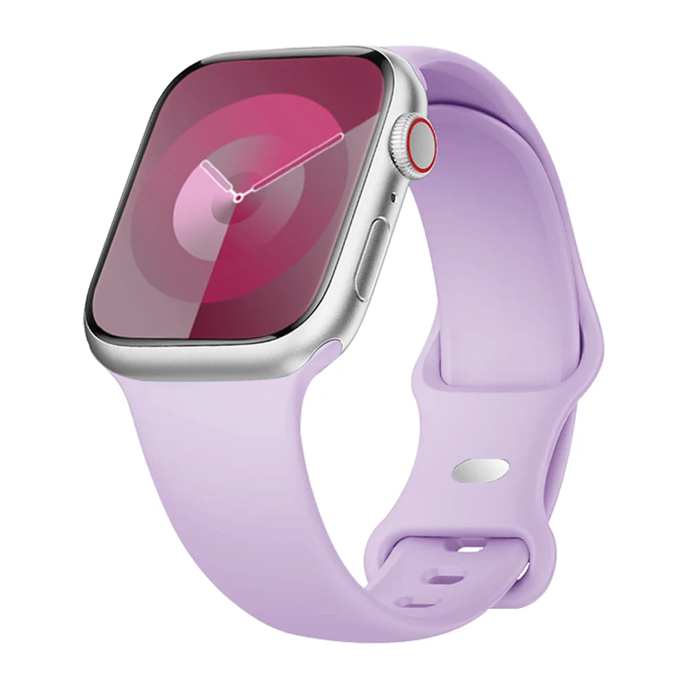 Silicone Strap for Apple Watch Ultra 2/Series 10/9/8/7/SE