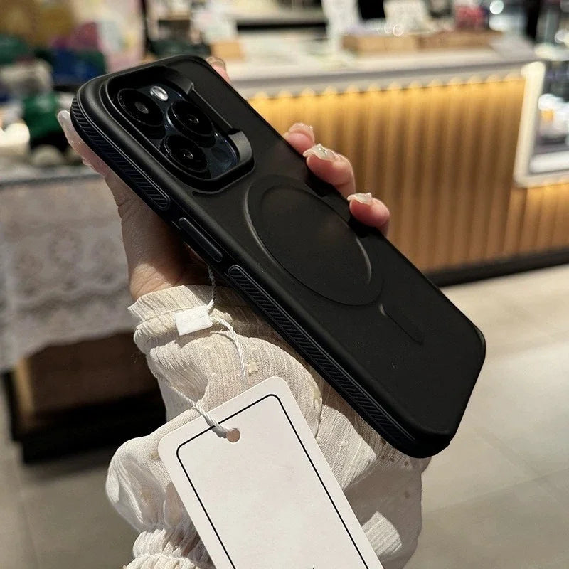 MagSafe Matte Phone Case – Magnetic Shockproof Bumper for iPhone 11–16 Serie