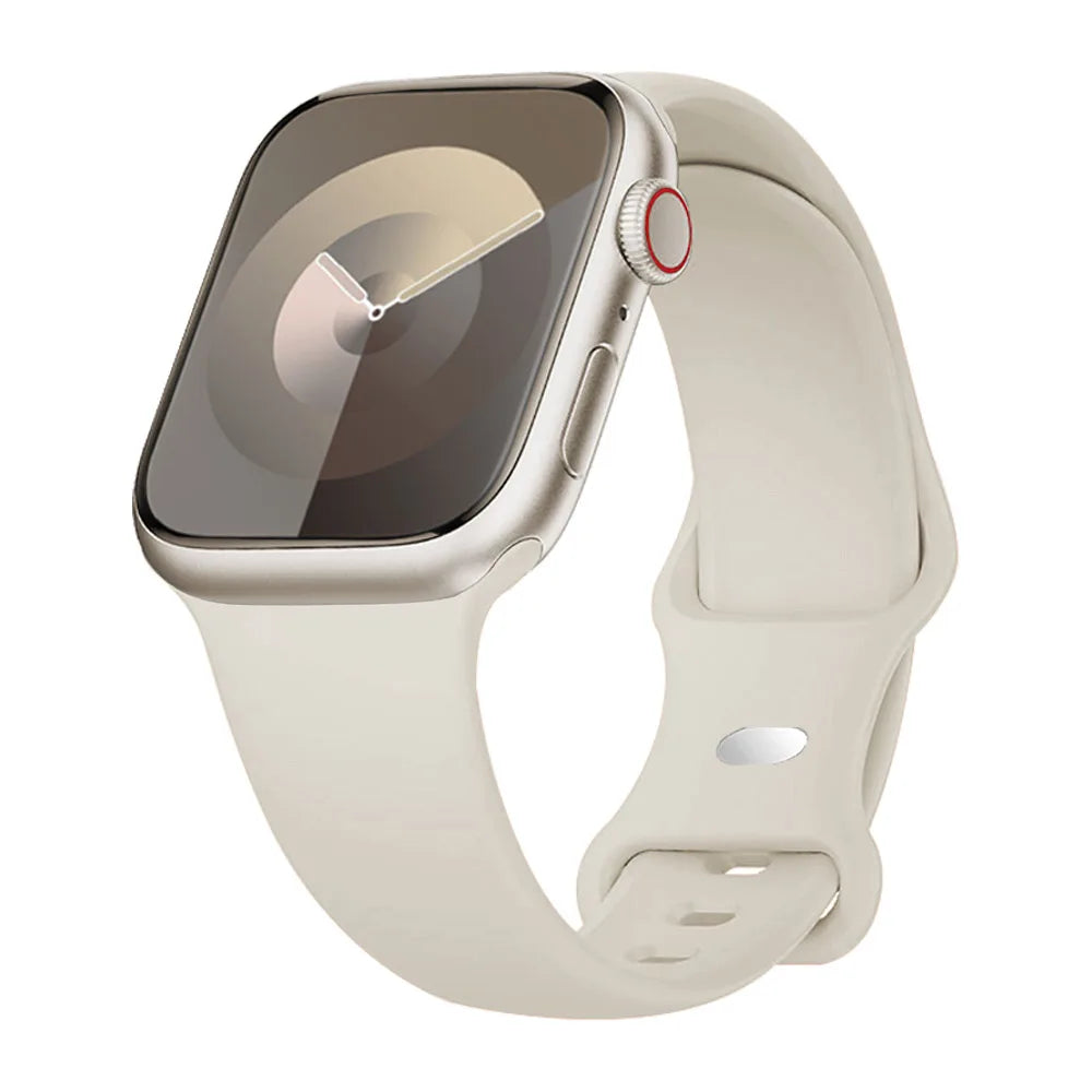 Silicone Strap for Apple Watch Ultra 2/Series 10/9/8/7/SE