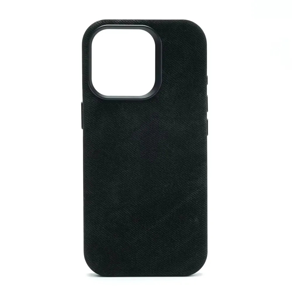 Magnetic Fiber Leather iPhone Case