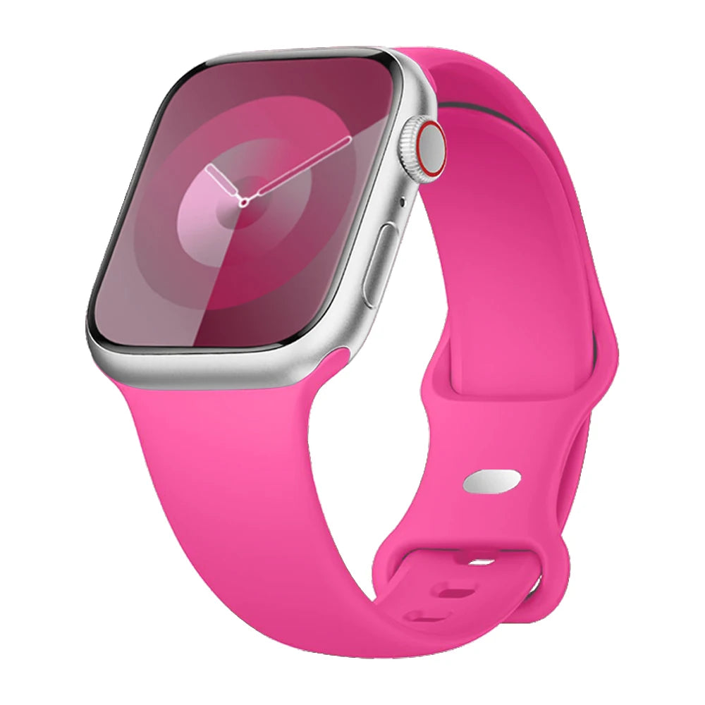Silicone Strap for Apple Watch Ultra 2/Series 10/9/8/7/SE