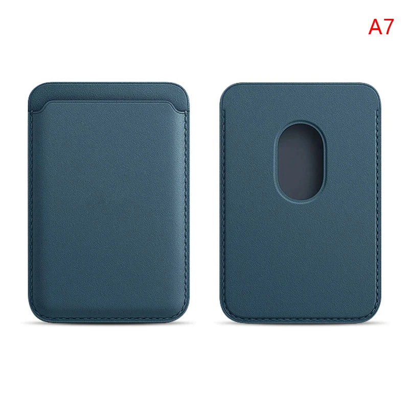 Magnetic Leather Wallet Case for iPhone 15 Pro Max/14/13 – Magsafe Card Holder & Phone Cover (6 Cards)
