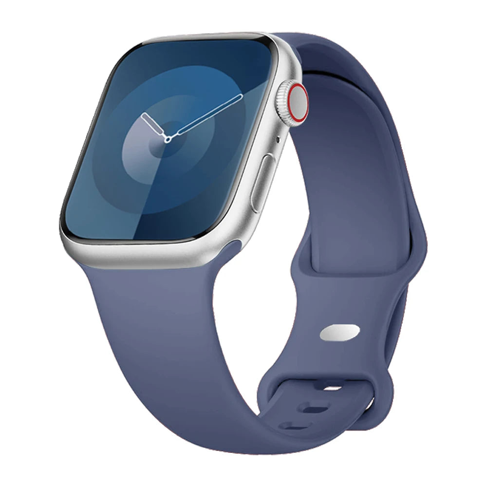 Silicone Strap for Apple Watch Ultra 2/Series 10/9/8/7/SE