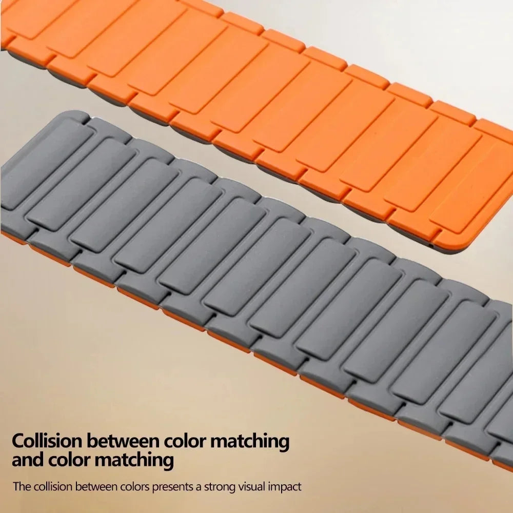 Adjustable Magnetic Loop Band – Compatible Apple Watch Series 4-9/SE/Ultra (38-49mm)