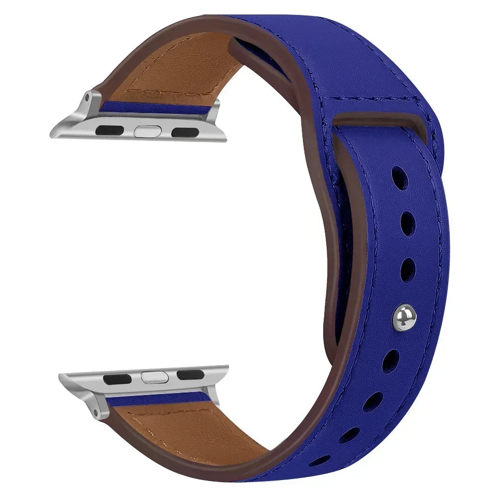 Premium Leather Strap - Compatible Apple Watch Series 3-9/SE/Ultra (All Sizes)
