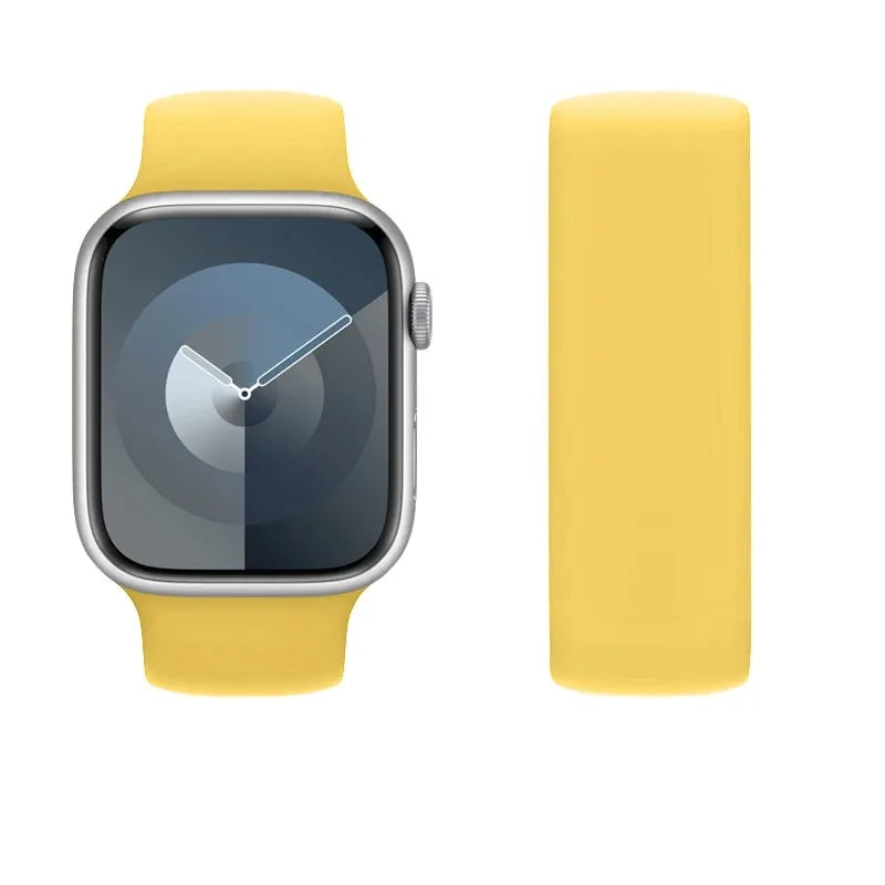 Elastic Silicone Strap for Apple Watch 40mm/44mm/45mm - Compatible with Series SE/6/7/8/9/Ultra 2