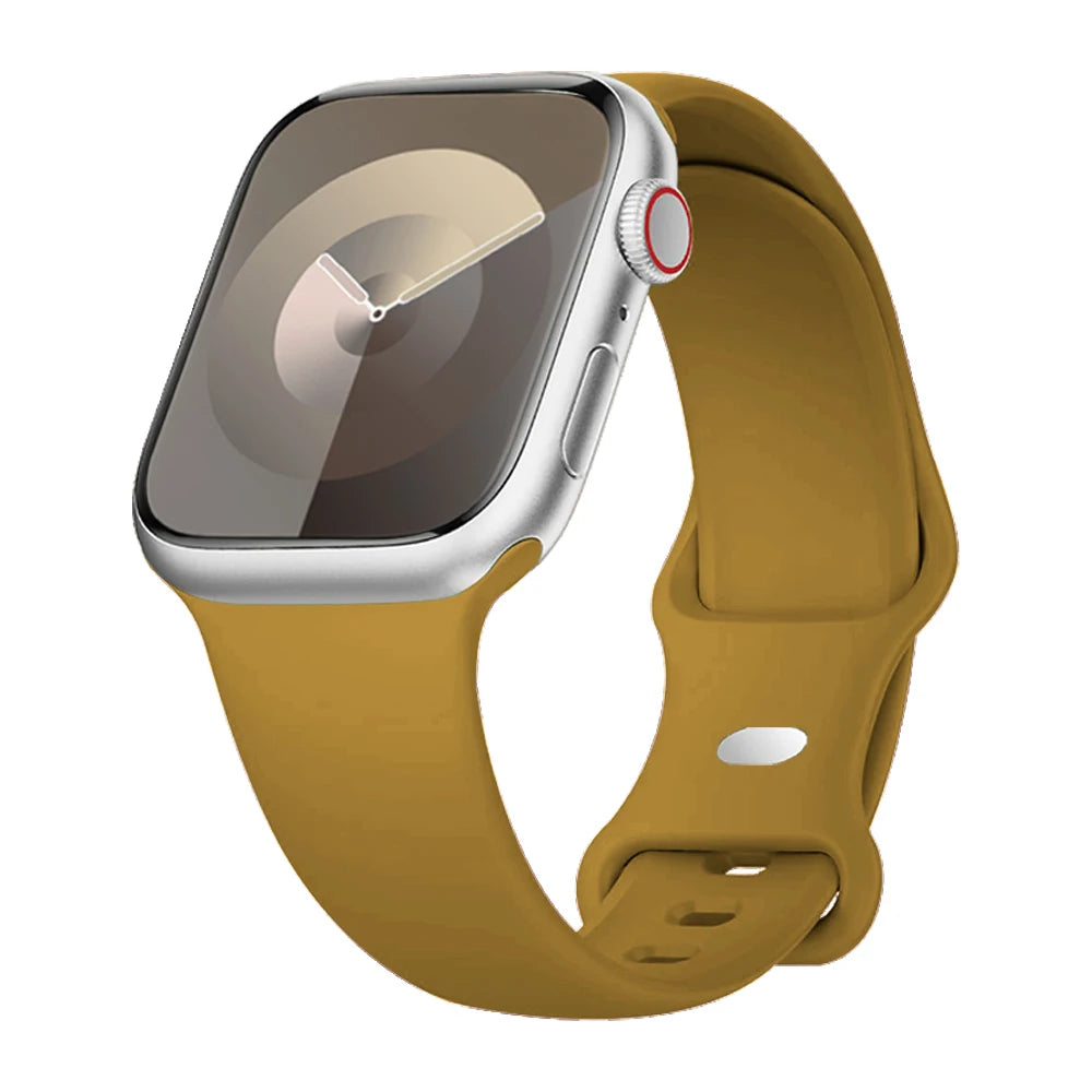 Silicone Strap for Apple Watch Ultra 2/Series 10/9/8/7/SE