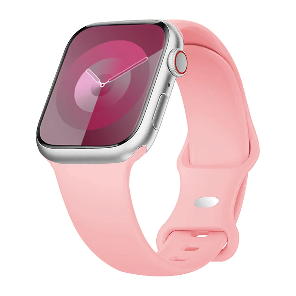 Silicone Strap for Apple Watch Ultra 2/Series 10/9/8/7/SE