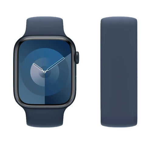 Elastic Silicone Strap for Apple Watch 40mm/44mm/45mm - Compatible with Series SE/6/7/8/9/Ultra 2