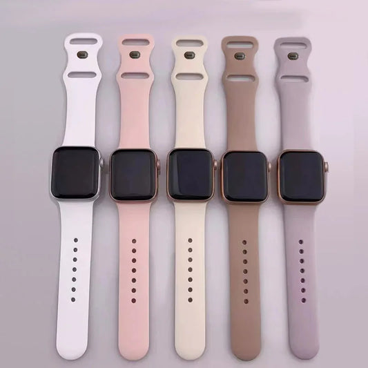 Silicone Strap for Apple Watch Ultra 2/Series 10/9/8/7/SE