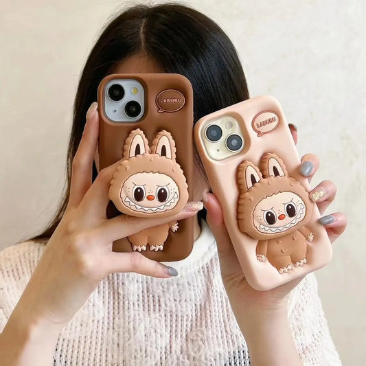 Labubu Monster Doll Phone Case – Cute Shockproof Cover for iPhone 11–16 Pro Max