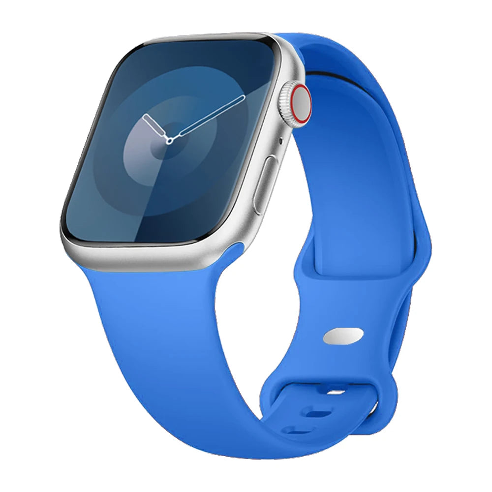 Silicone Strap for Apple Watch Ultra 2/Series 10/9/8/7/SE