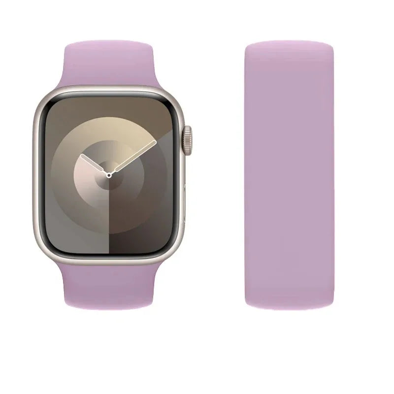 Elastic Silicone Strap for Apple Watch 40mm/44mm/45mm - Compatible with Series SE/6/7/8/9/Ultra 2