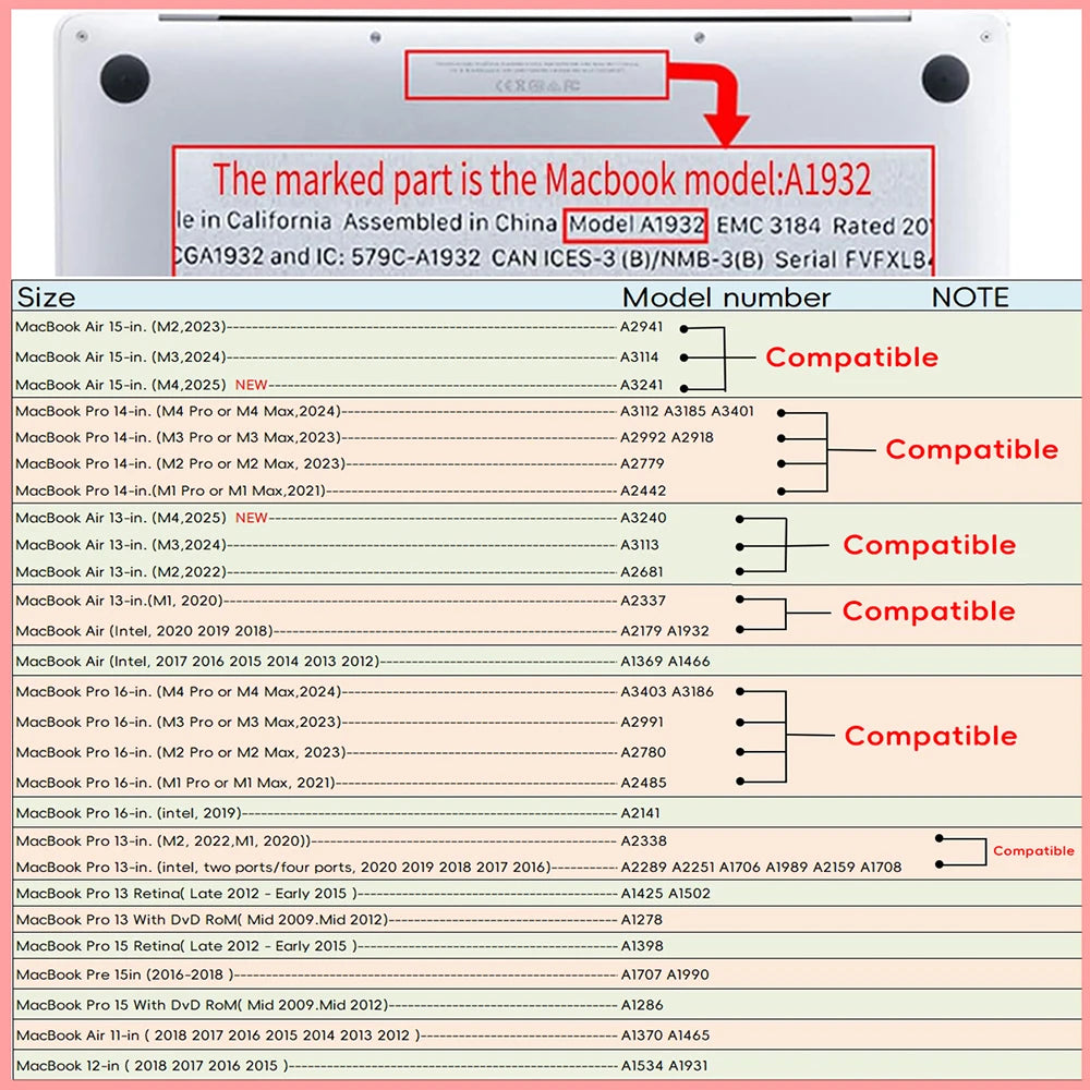 Premium MacBook Air 13.6 Cover