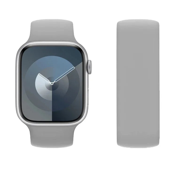 Elastic Silicone Strap for Apple Watch 40mm/44mm/45mm - Compatible with Series SE/6/7/8/9/Ultra 2