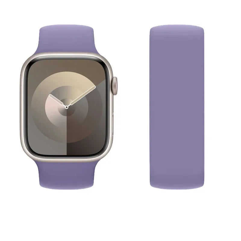 Elastic Silicone Strap for Apple Watch 40mm/44mm/45mm - Compatible with Series SE/6/7/8/9/Ultra 2
