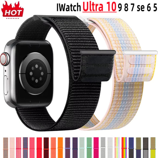Adjustable Nylon Strap for Apple Watch