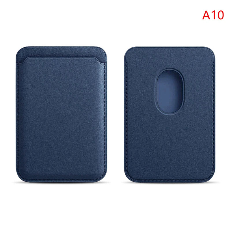 Magnetic Leather Wallet Case for iPhone 15 Pro Max/14/13 – Magsafe Card Holder & Phone Cover (6 Cards)