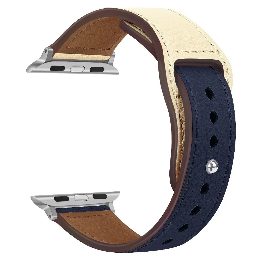 Premium Leather Strap - Compatible Apple Watch Series 3-9/SE/Ultra (All Sizes)