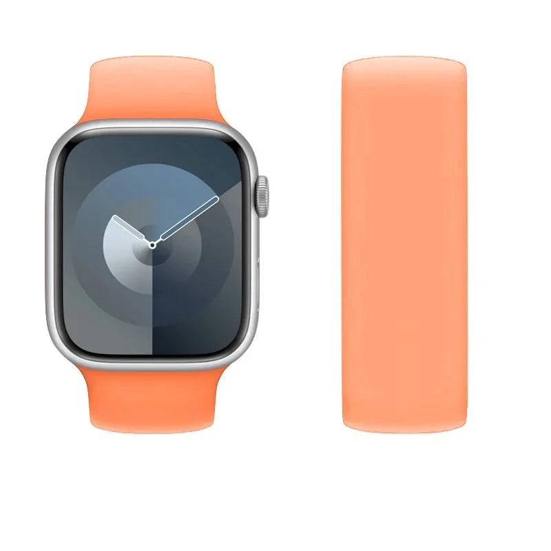 Elastic Silicone Strap for Apple Watch 40mm/44mm/45mm - Compatible with Series SE/6/7/8/9/Ultra 2