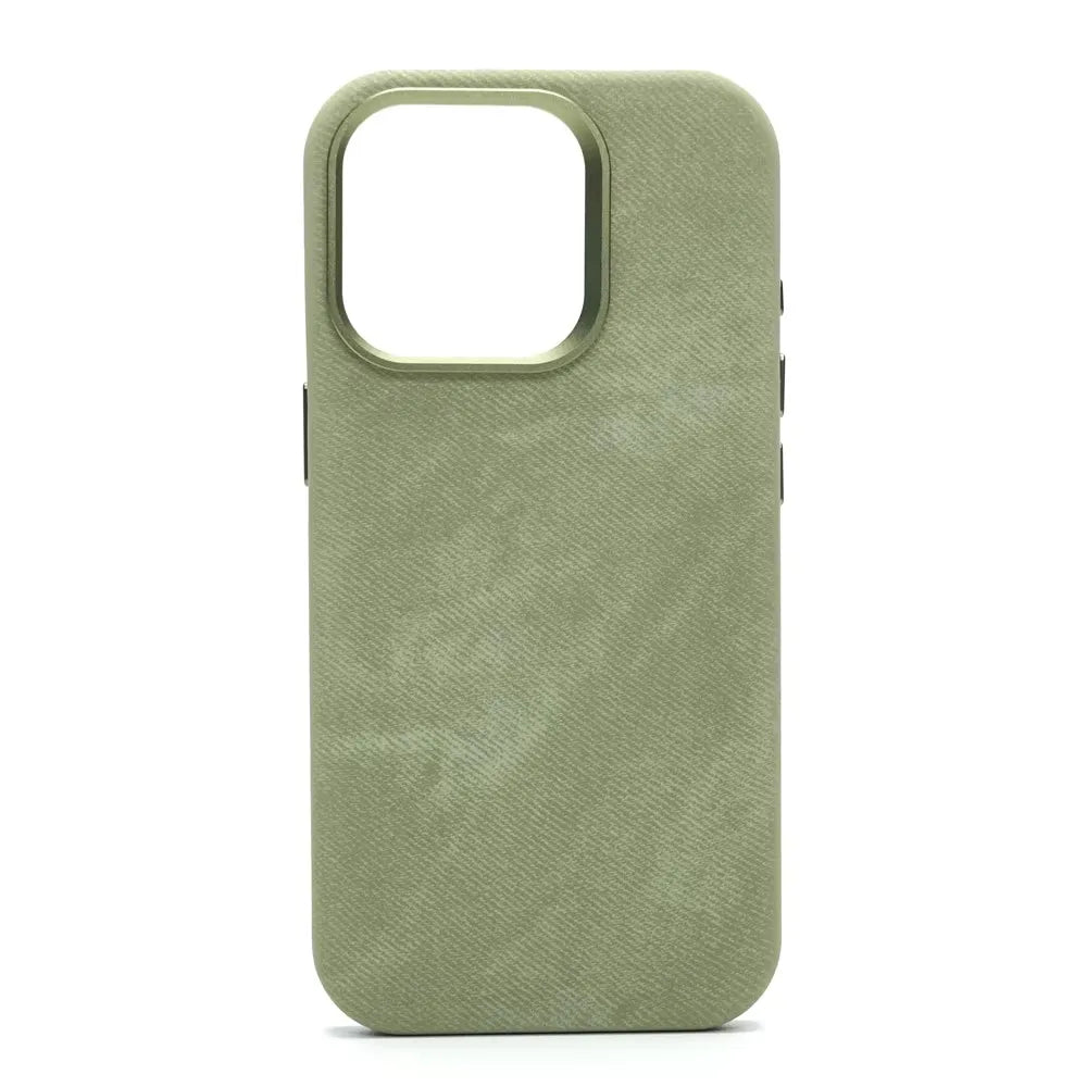 Magnetic Fiber Leather iPhone Case