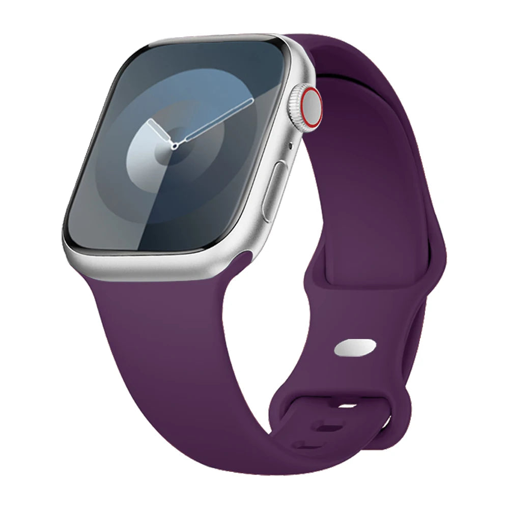 Silicone Strap for Apple Watch Ultra 2/Series 10/9/8/7/SE