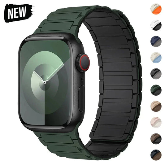 Adjustable Magnetic Loop Band – Compatible Apple Watch Series 4-9/SE/Ultra (38-49mm)