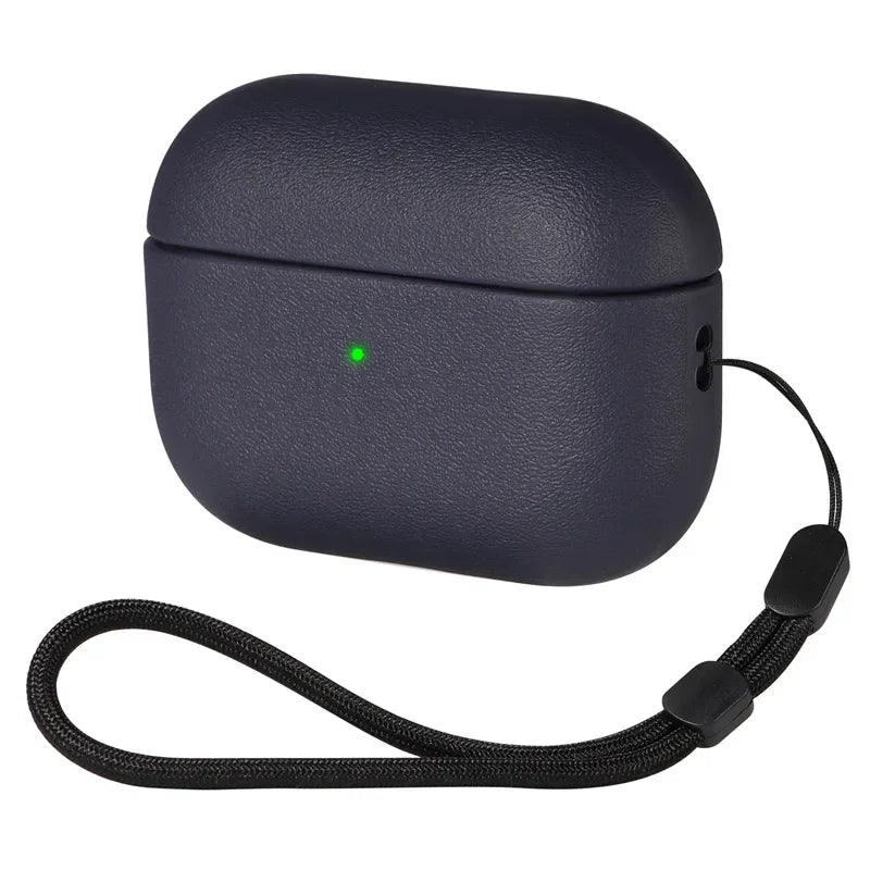 Leather AirPods Pro 2 Case - Premium Cover for AirPods 3/4 & Pro (USB-C) - Protective Bluetooth Earphone Shell
