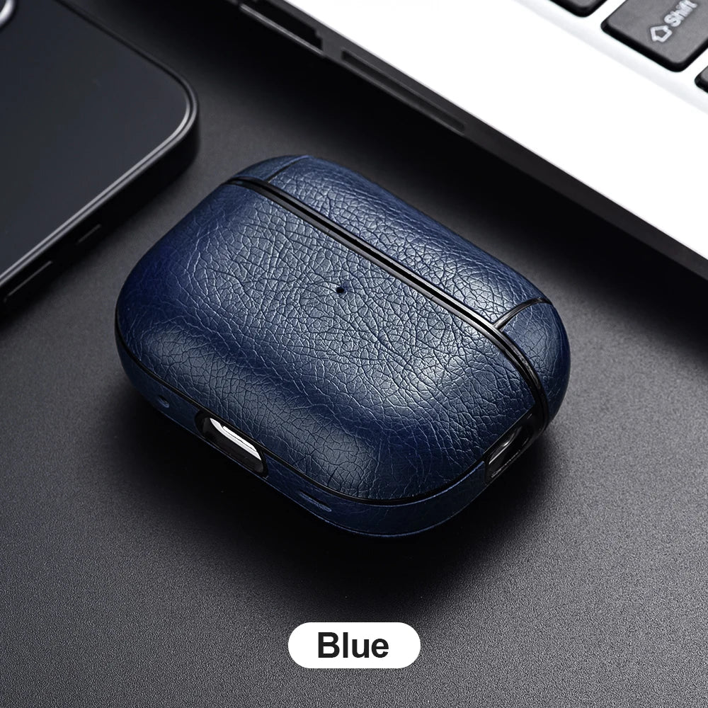 Leather AirPods Pro 2/3 Case - Premium Earphone Cover with USB-C Port
