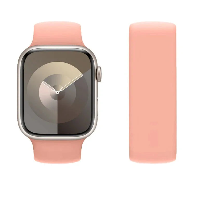 Elastic Silicone Strap for Apple Watch 40mm/44mm/45mm - Compatible with Series SE/6/7/8/9/Ultra 2