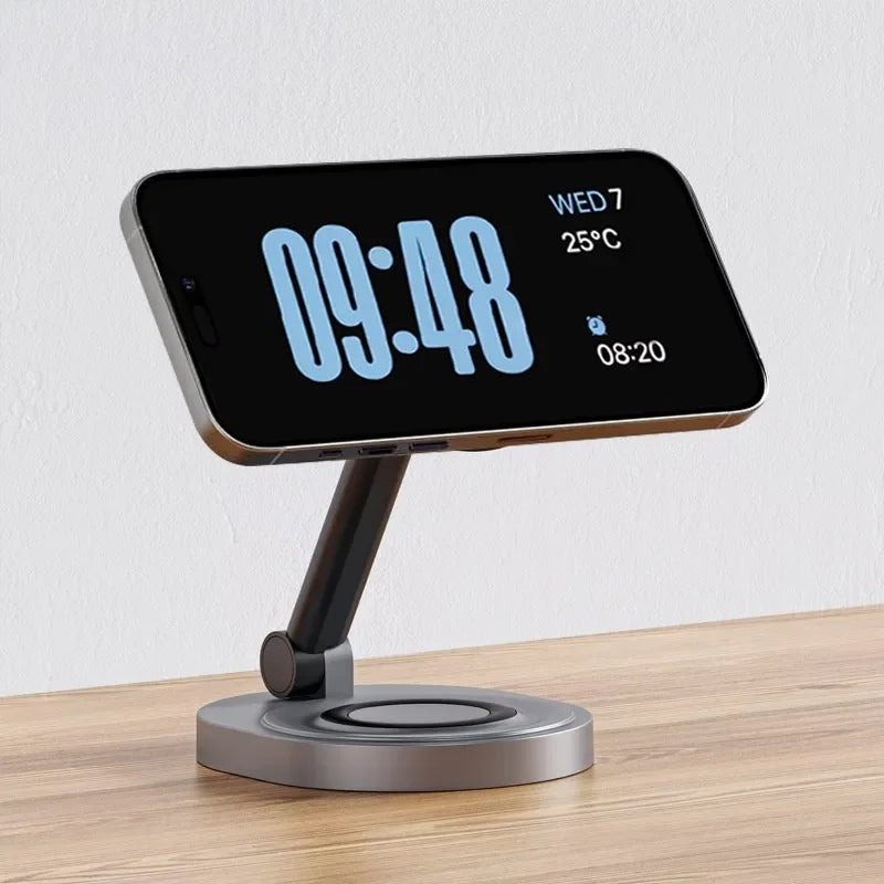 Magsafe 3-in-1 Charger Stand - Fast Wireless Charging for iPhone, Apple Watch & AirPods