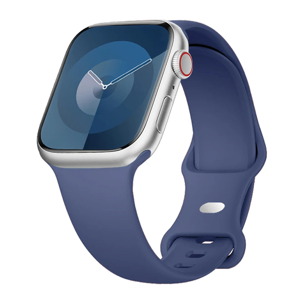 Silicone Strap for Apple Watch Ultra 2/Series 10/9/8/7/SE