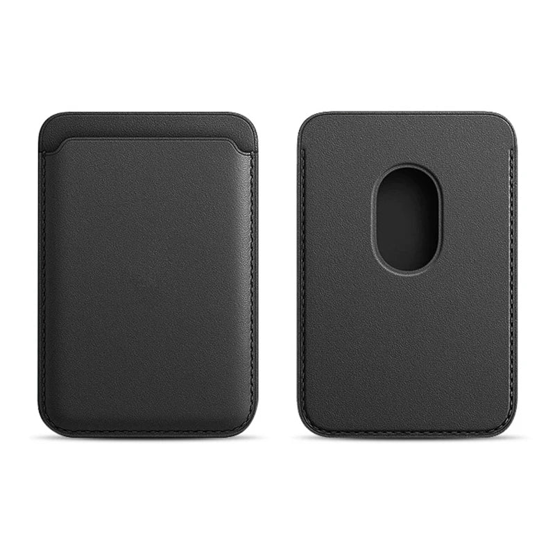 Magnetic Leather Wallet Case for iPhone 15 Pro Max/14/13 – Magsafe Card Holder & Phone Cover (6 Cards)
