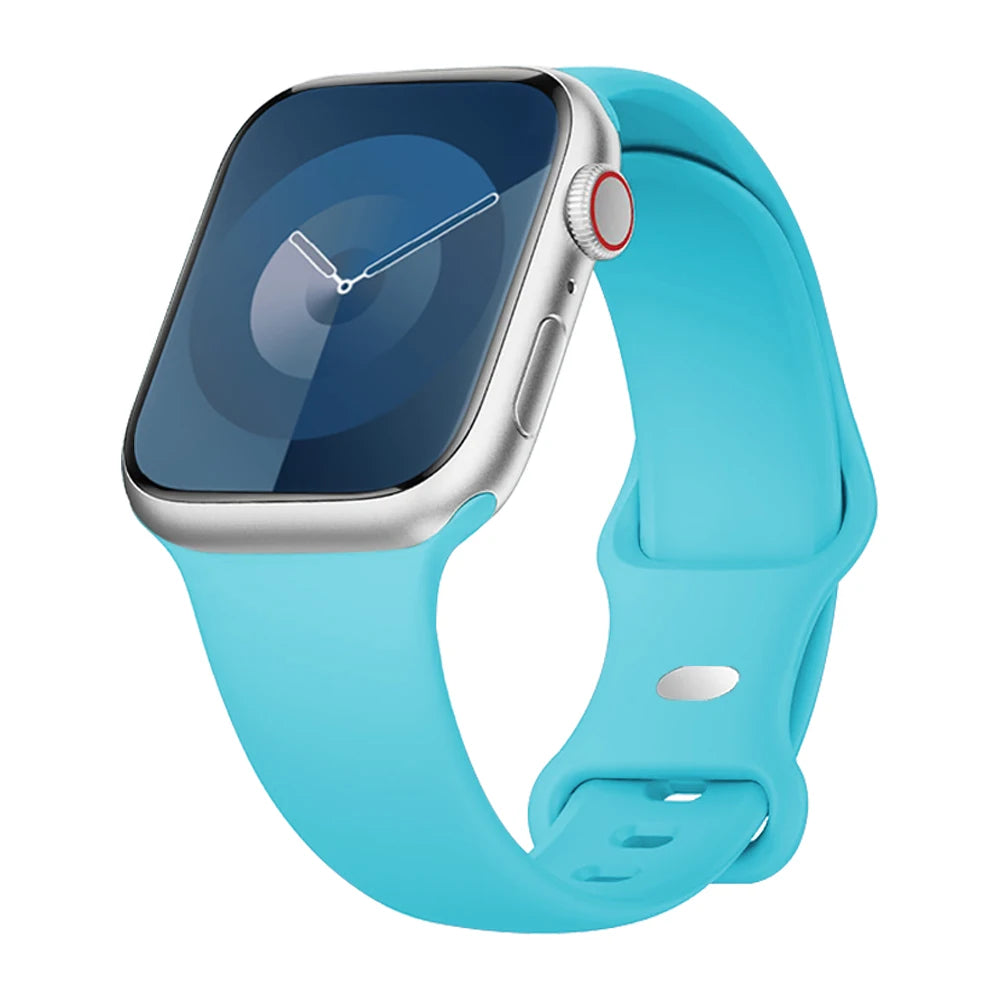 Silicone Strap for Apple Watch Ultra 2/Series 10/9/8/7/SE