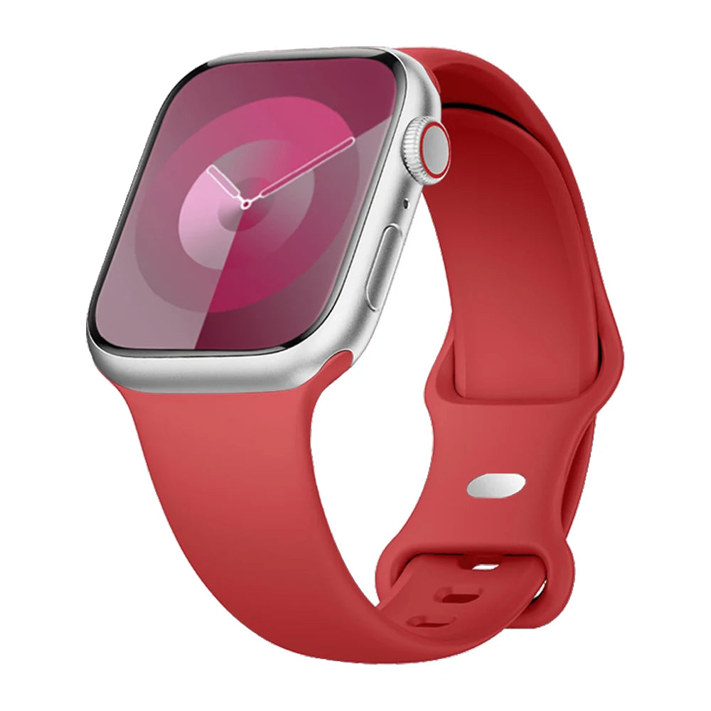 Silicone Strap for Apple Watch Ultra 2/Series 10/9/8/7/SE