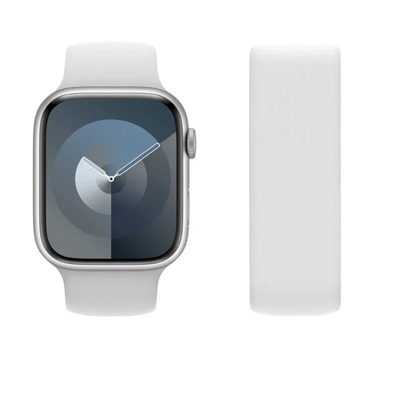 Elastic Silicone Strap for Apple Watch 40mm/44mm/45mm - Compatible with Series SE/6/7/8/9/Ultra 2