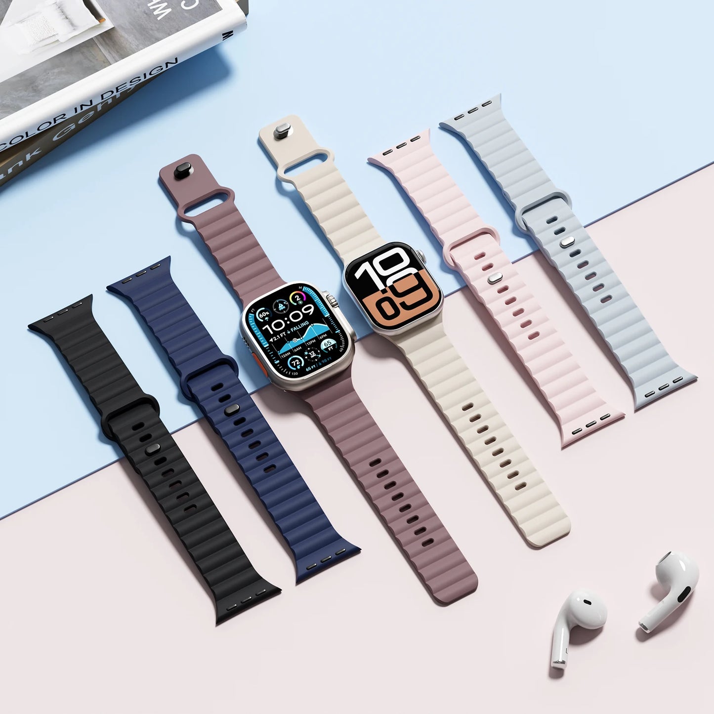 Sweatproof Apple Watch Strap - Compatible with Ultra 2 & Series 10/9/8