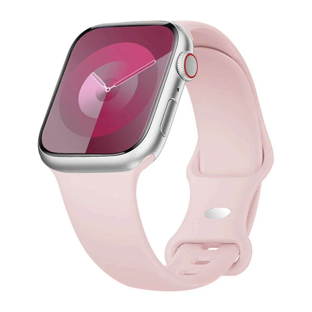 Silicone Strap for Apple Watch Ultra 2/Series 10/9/8/7/SE