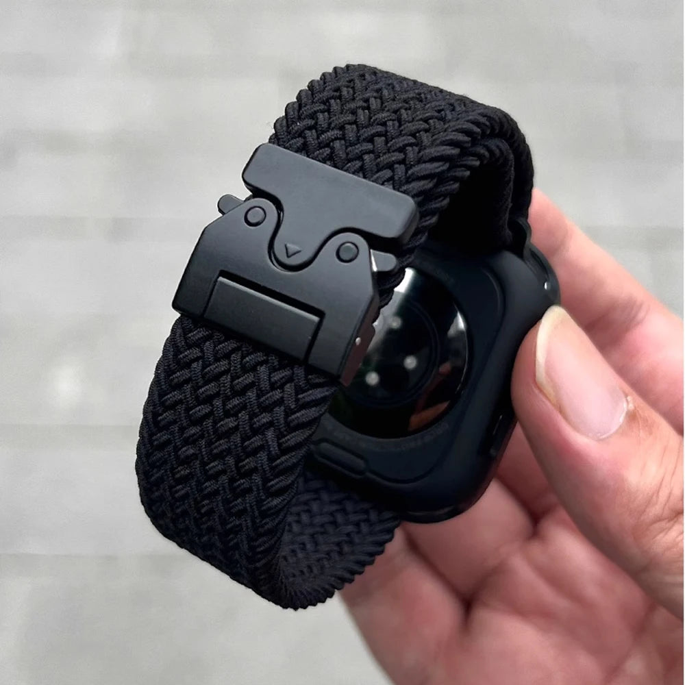 Braided Parachute Strap for Apple Watch Ultra/Series 10/9/8 (41-49mm)