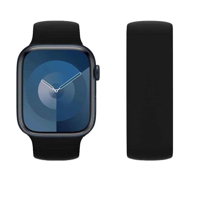 Elastic Silicone Strap for Apple Watch 40mm/44mm/45mm - Compatible with Series SE/6/7/8/9/Ultra 2